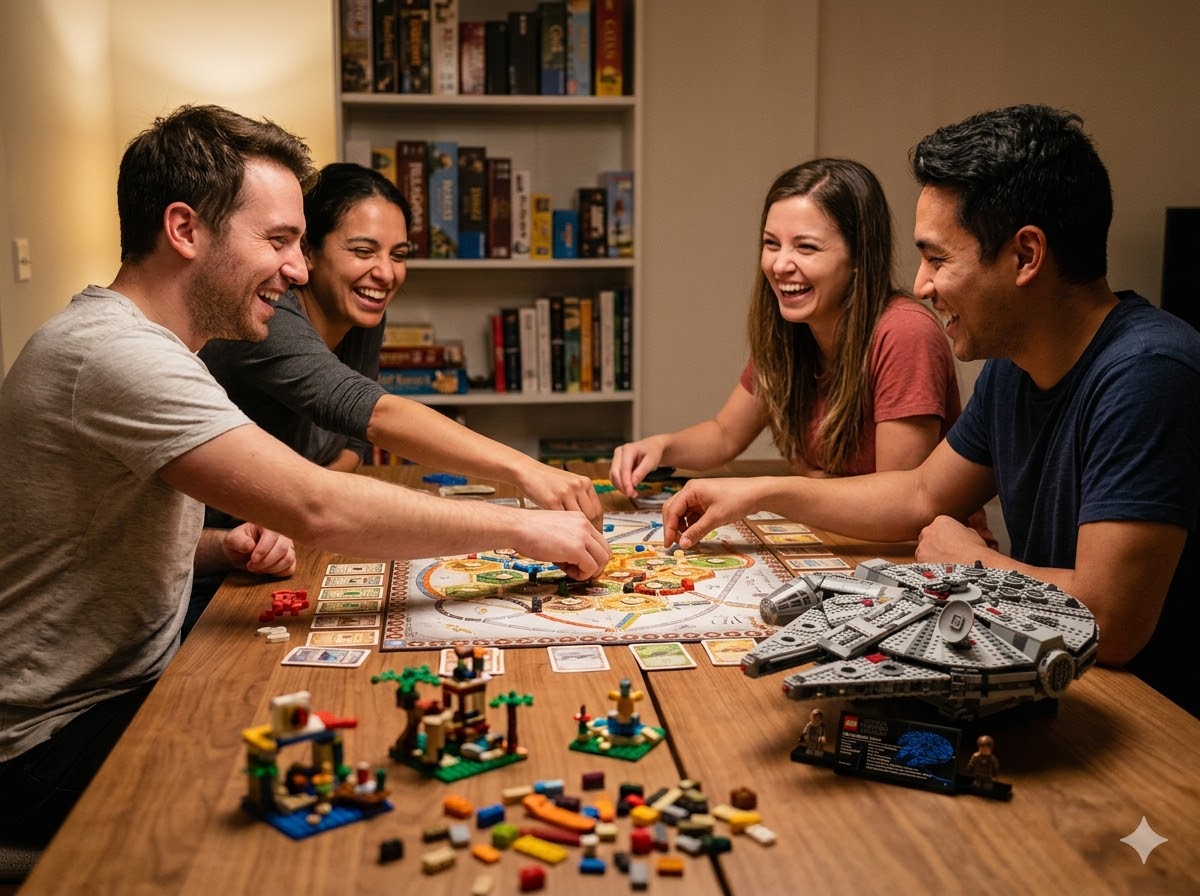 Deskové hry a LEGO, Zábava pro rodinu i přátele